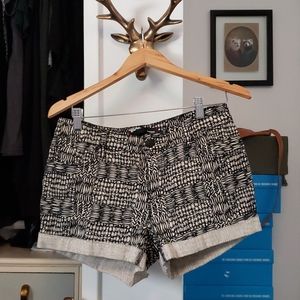 Geometric print shorts